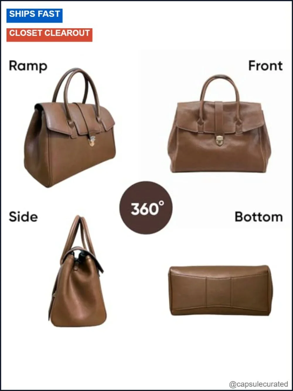 Women's Top Handle Satchel Bag, Slouchy Hobo Purse, Vegetable Tanned Leather